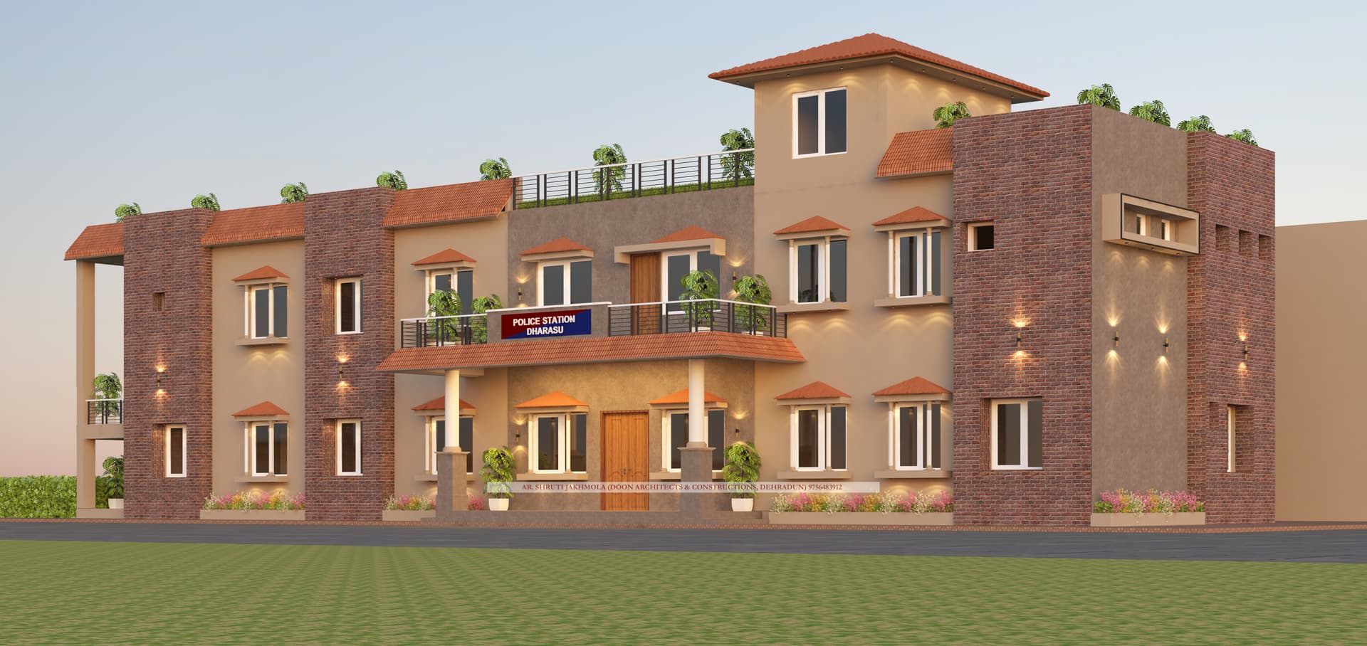 Police Station at Dharaashu - Rural Works Department